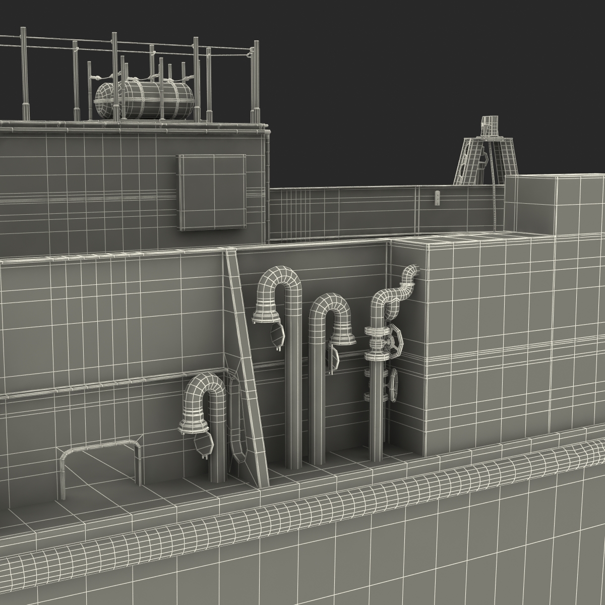 Landing Craft Utility class 1627 2 3D model