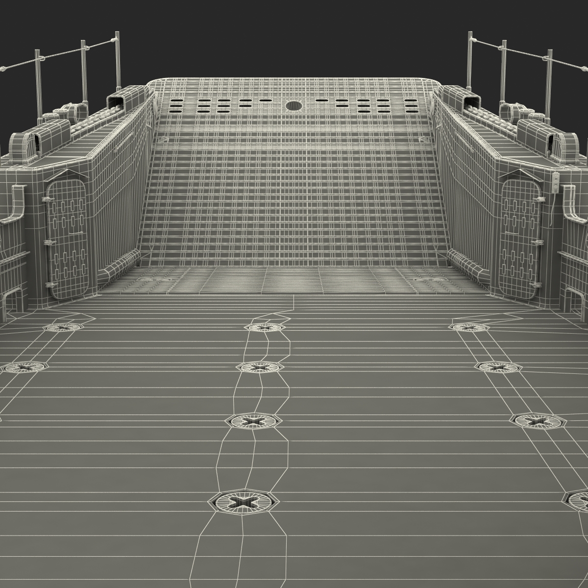 Landing Craft Utility class 1627 2 3D model