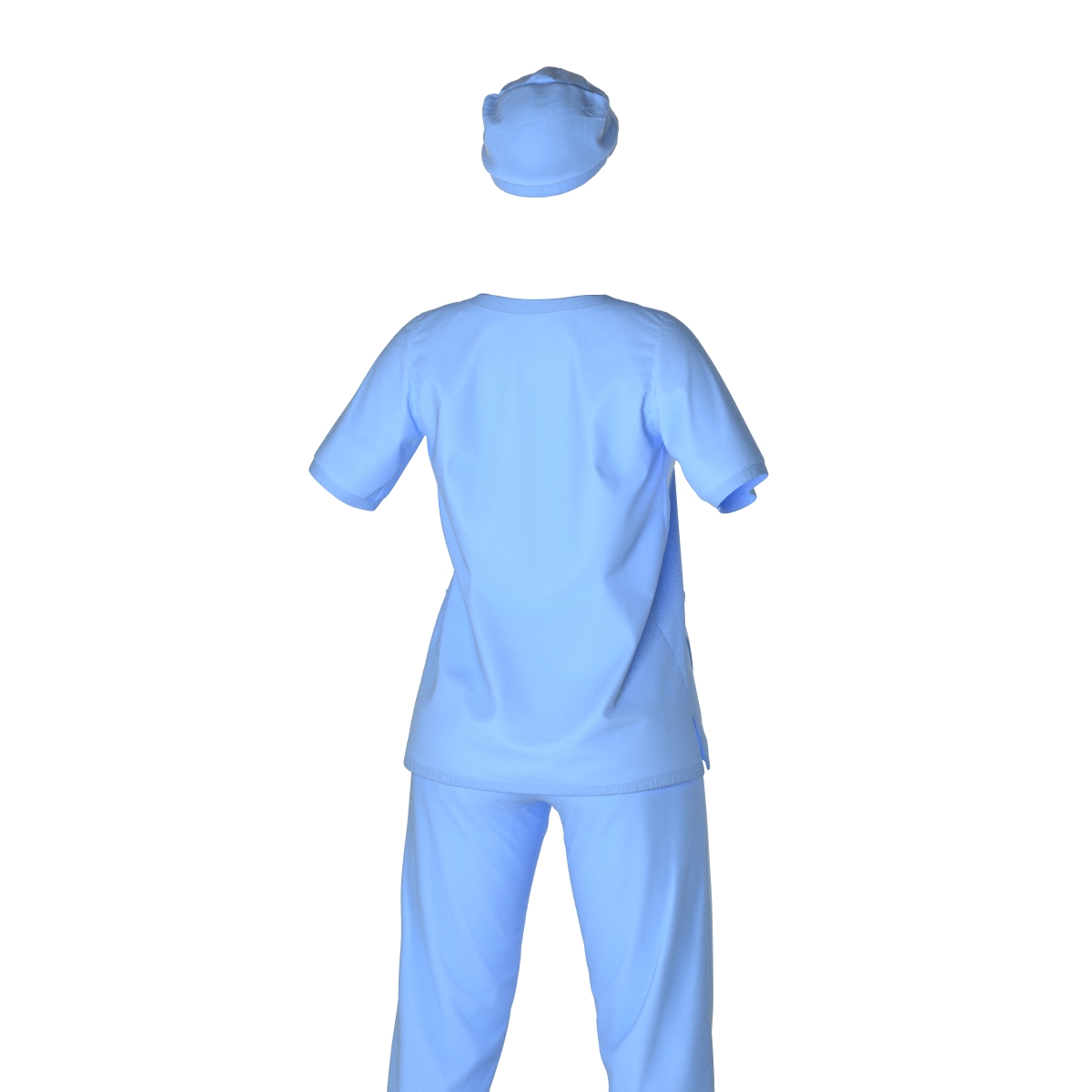 3D Female Surgeon Dress 16 model