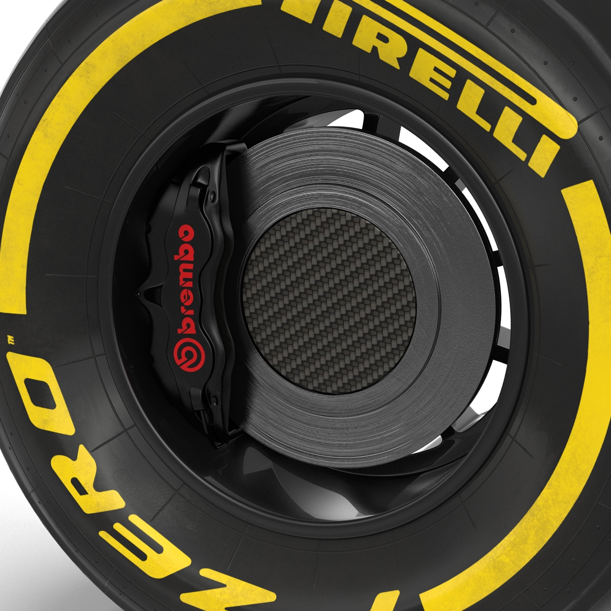 Formula One Wheel 3D