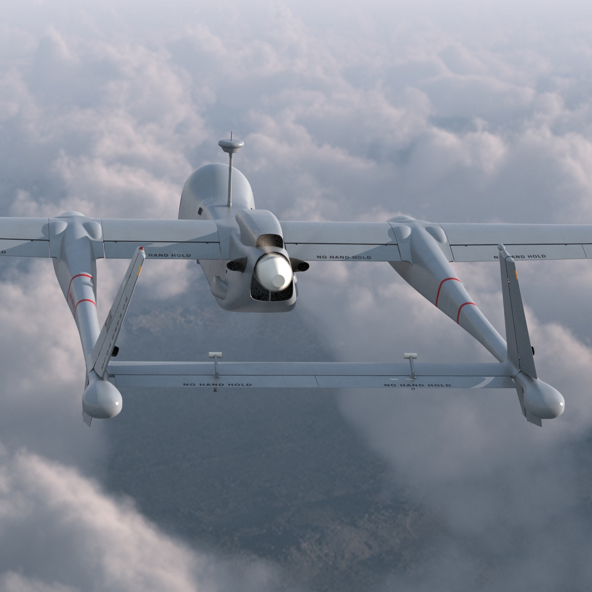 3D IAI Eitan UAV model