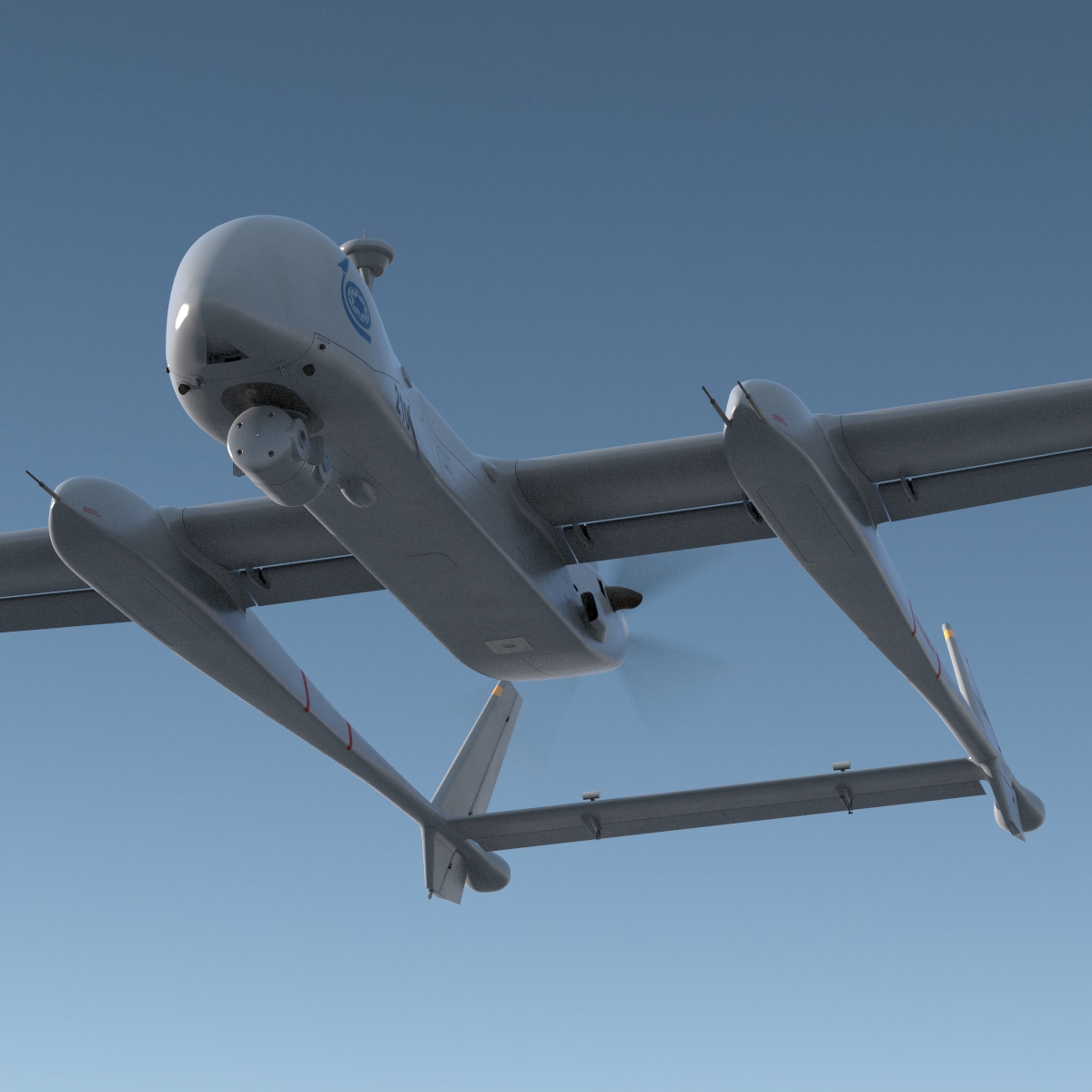 3D IAI Eitan UAV model