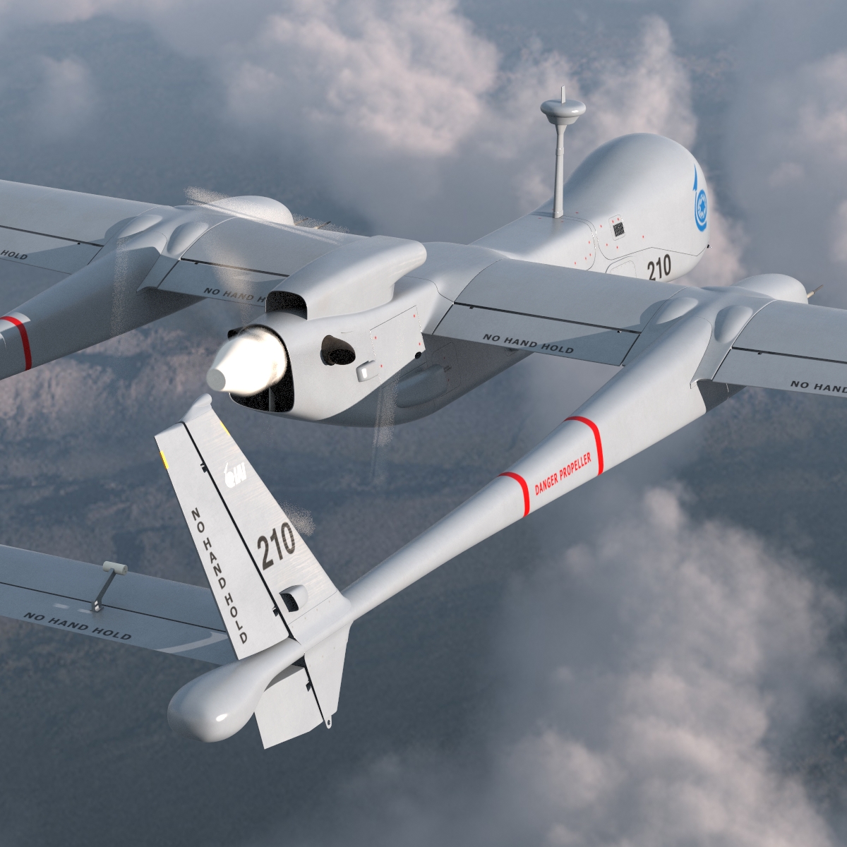 3D IAI Eitan UAV model