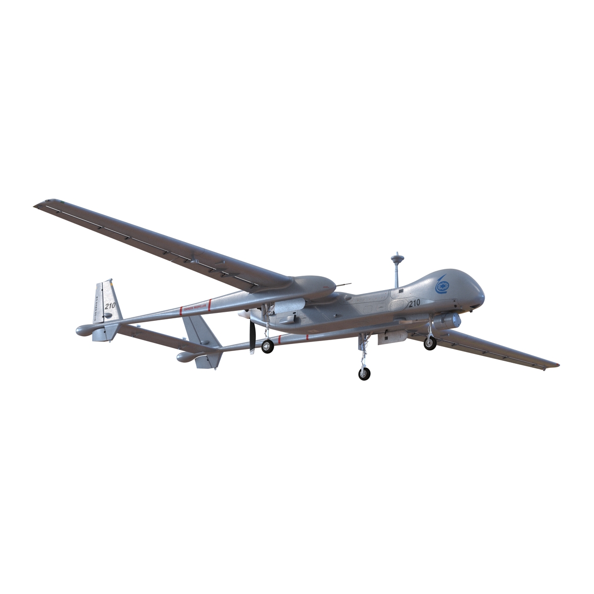 3D IAI Eitan UAV model