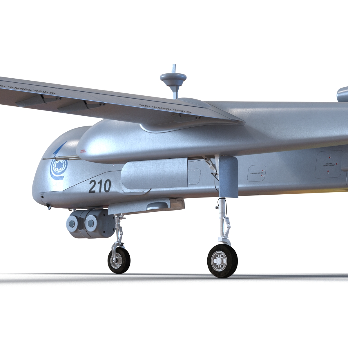 3D IAI Eitan UAV model