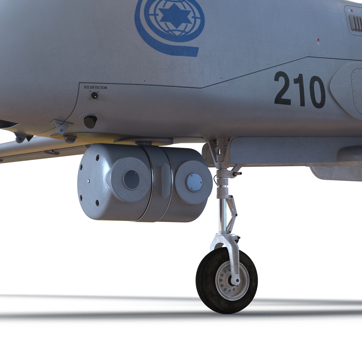 3D IAI Eitan UAV model