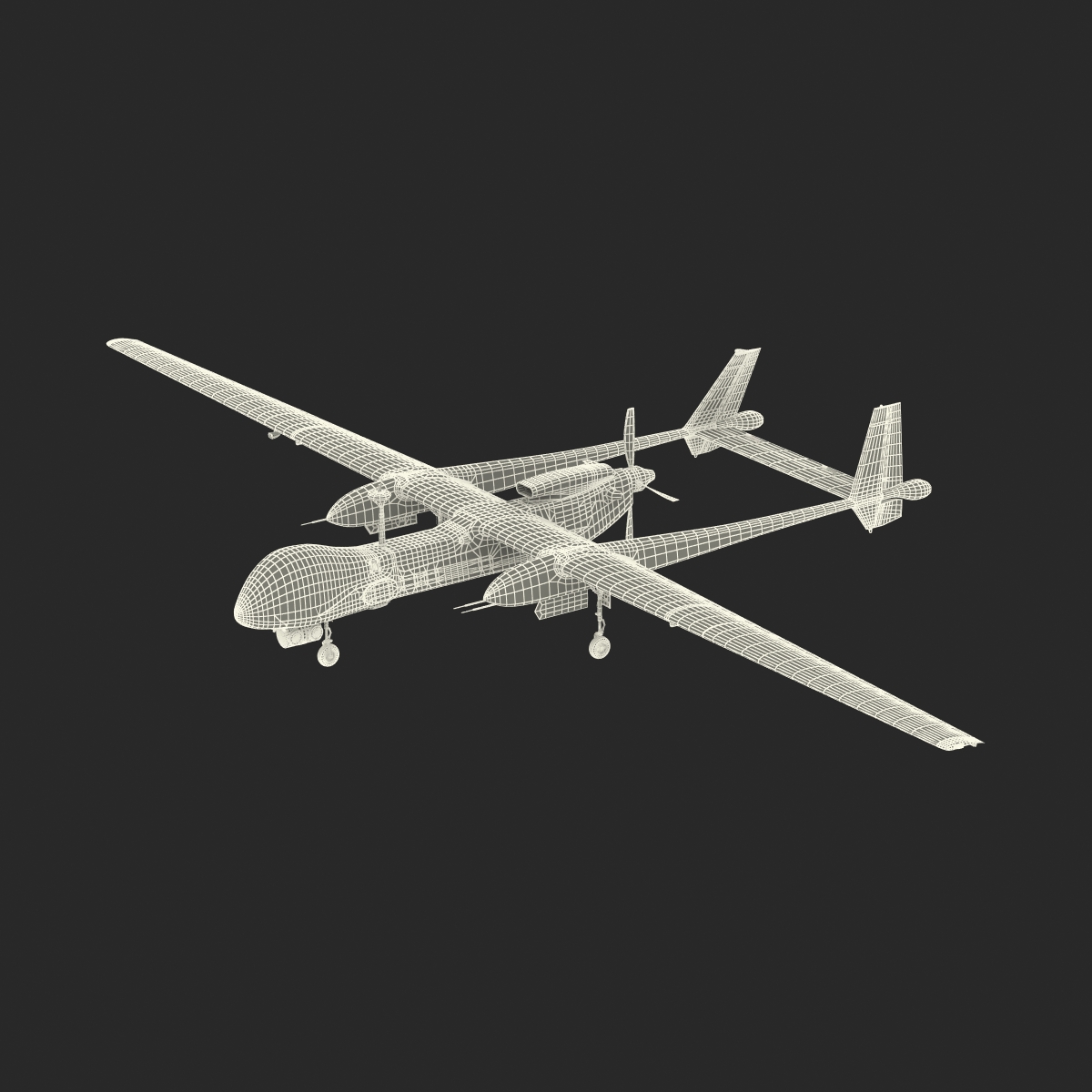 3D IAI Eitan UAV model