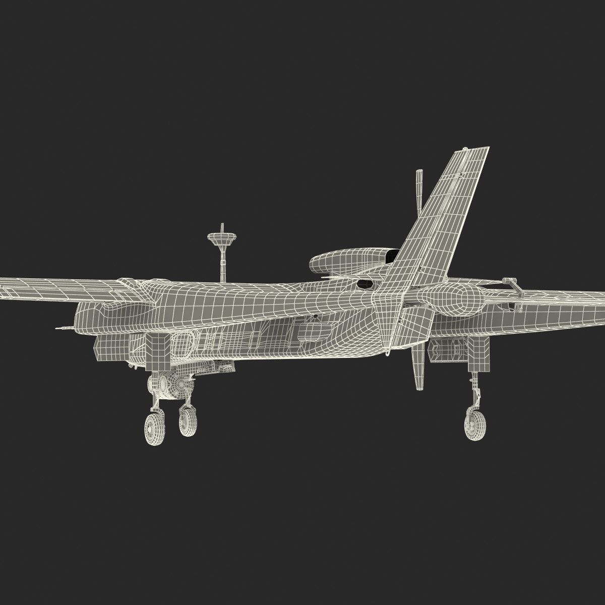 3D IAI Eitan UAV model