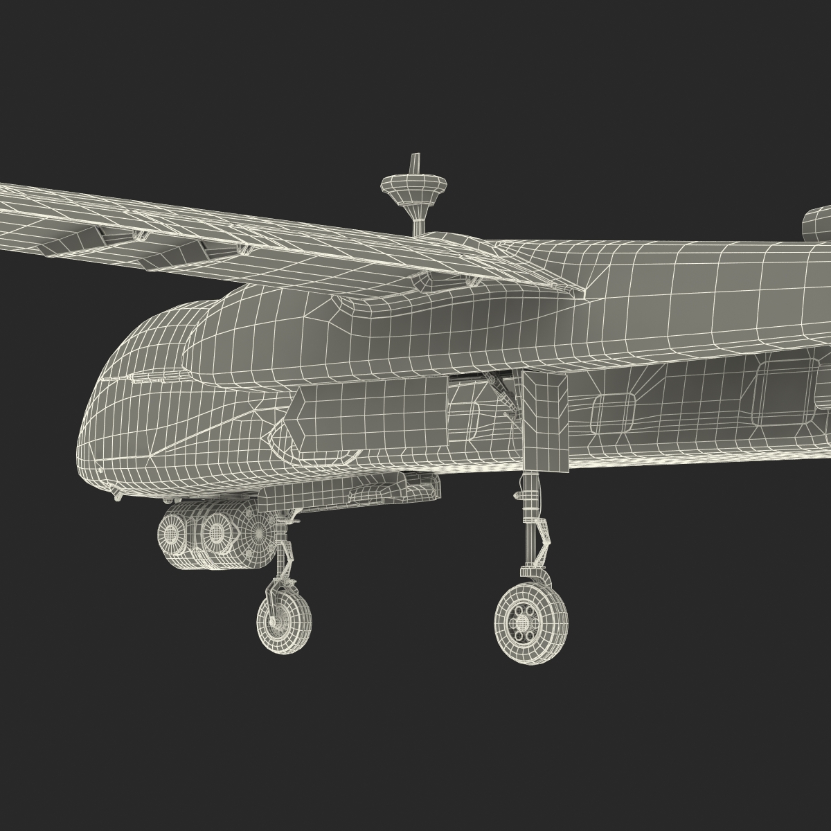 3D IAI Eitan UAV model