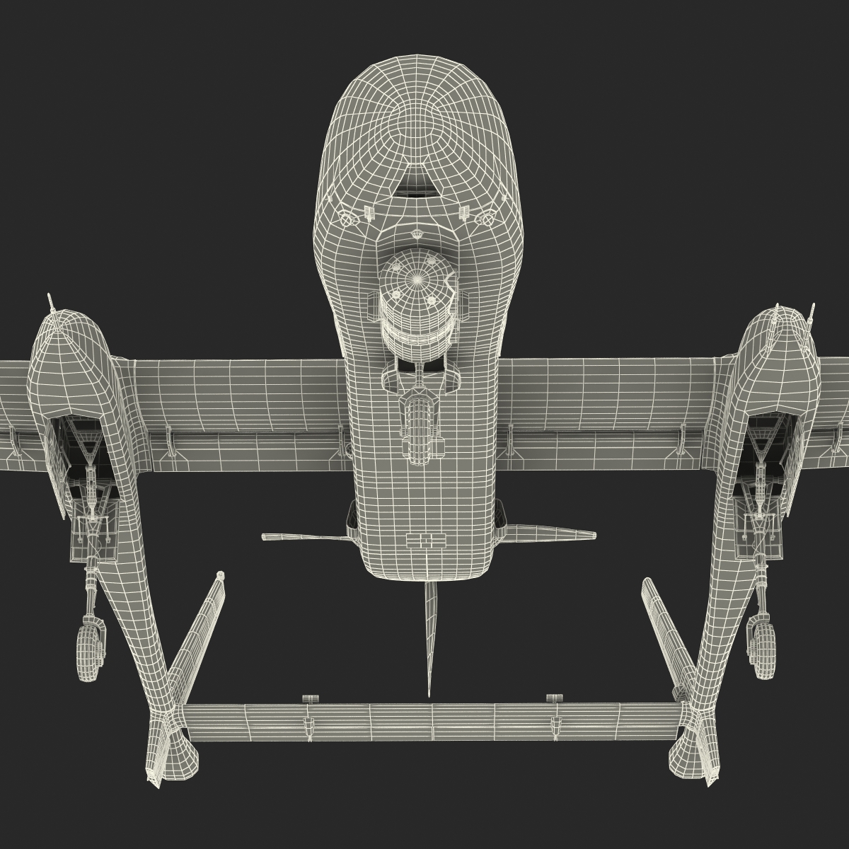 3D IAI Eitan UAV model