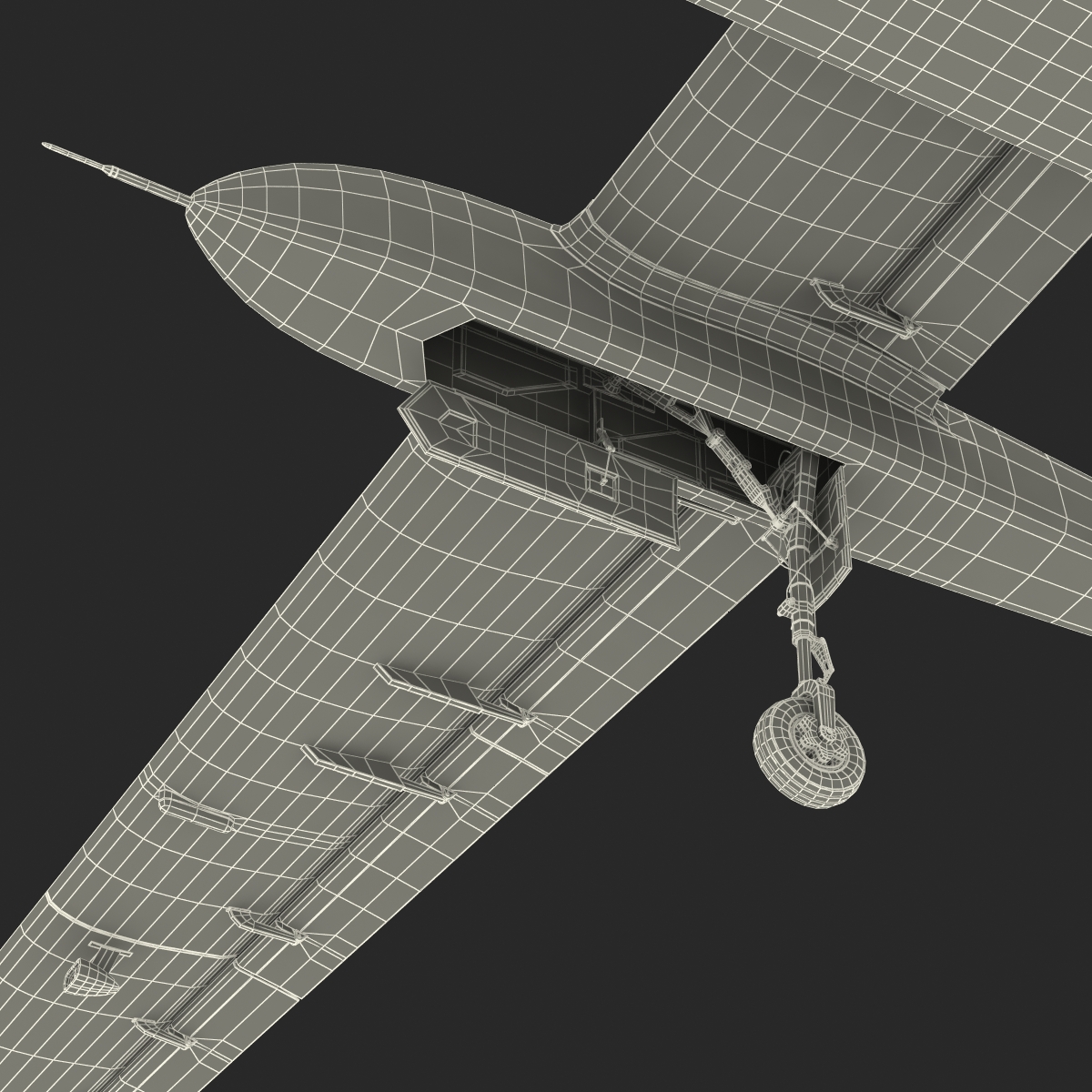 3D IAI Eitan UAV model