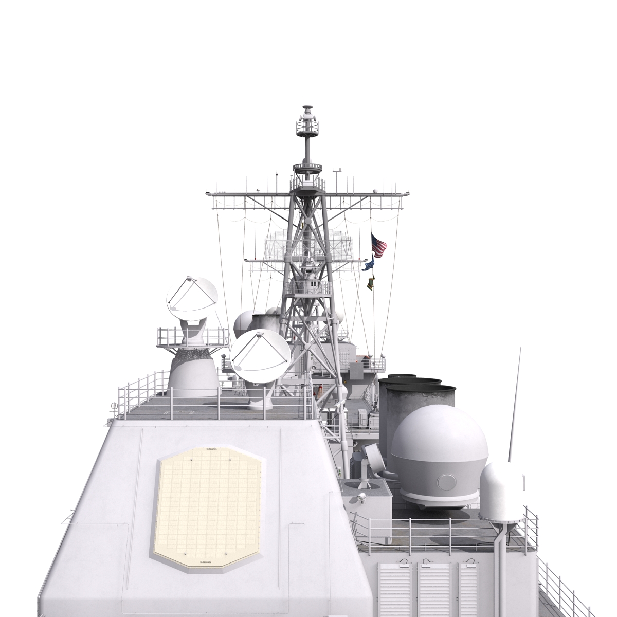 3D model Ticonderoga Class Cruiser Monterey CG 61