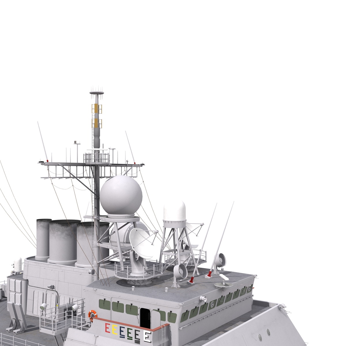 3D model Ticonderoga Class Cruiser Monterey CG 61