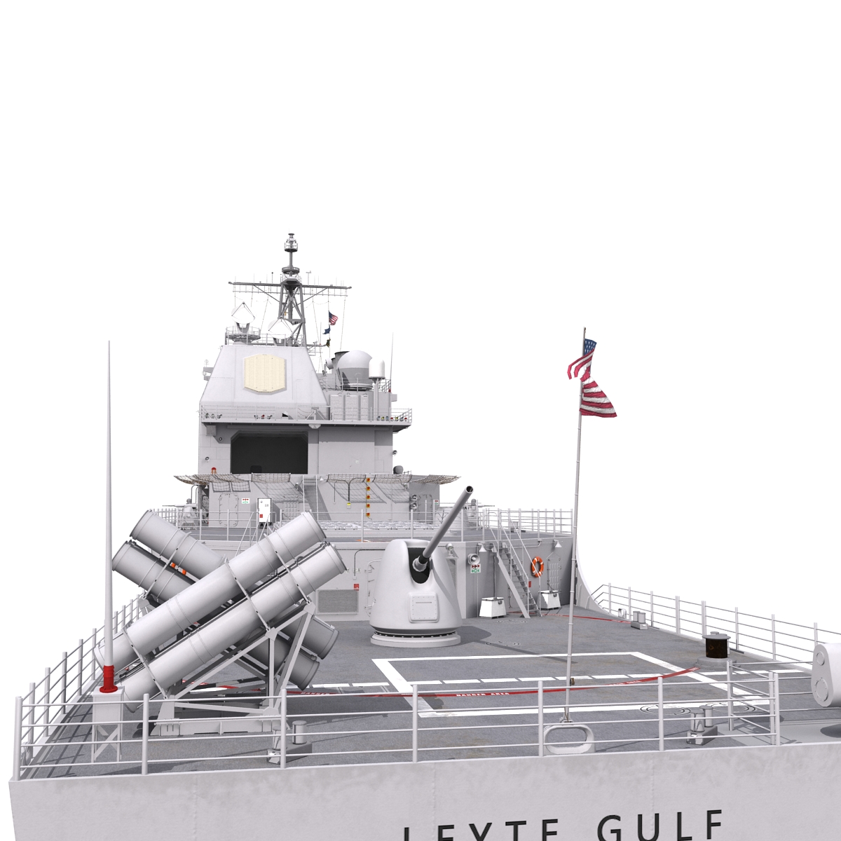 Ticonderoga Class Cruiser Leyte Gulf CG 55 3D