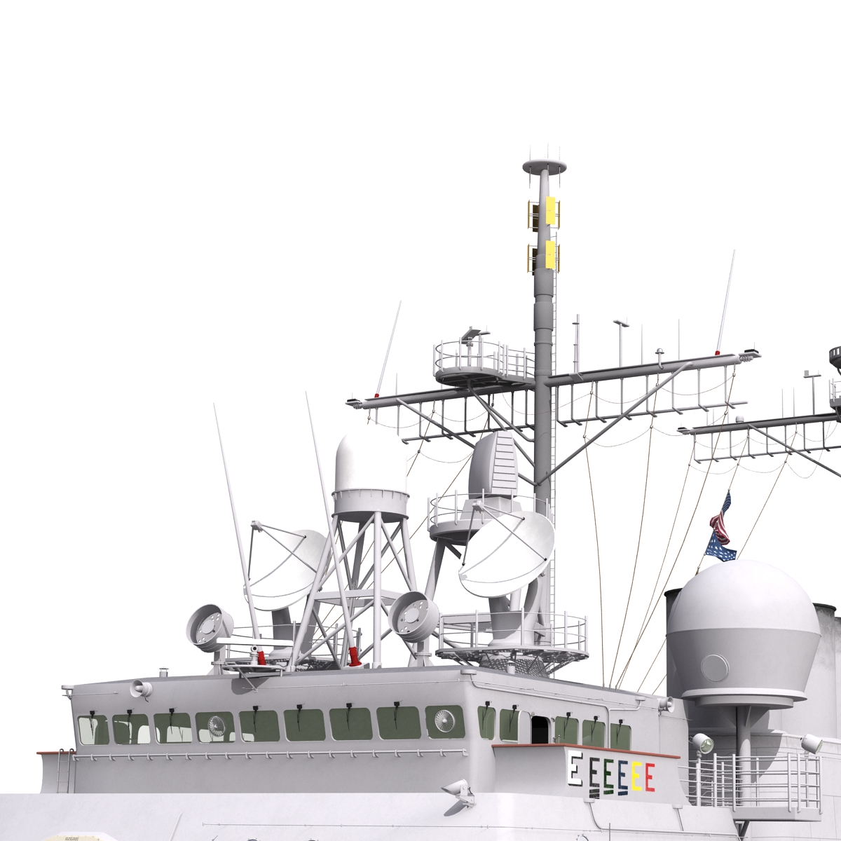 Ticonderoga Class Cruiser Leyte Gulf CG 55 3D