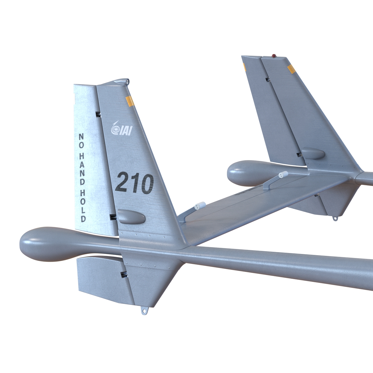 3D model IAI Eitan UAV Rigged