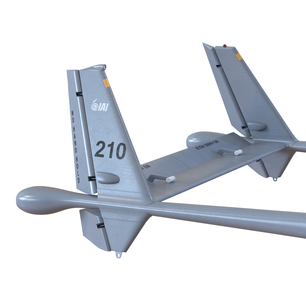 3D model IAI Eitan UAV Rigged