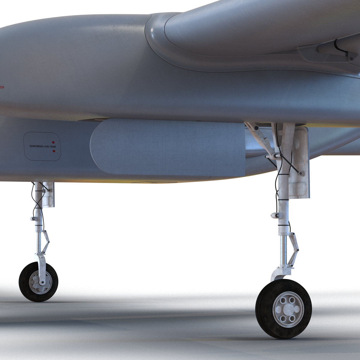 3D model IAI Eitan UAV Rigged