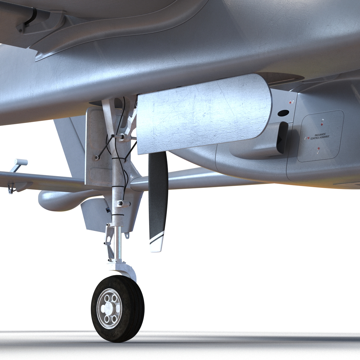 3D model IAI Eitan UAV Rigged