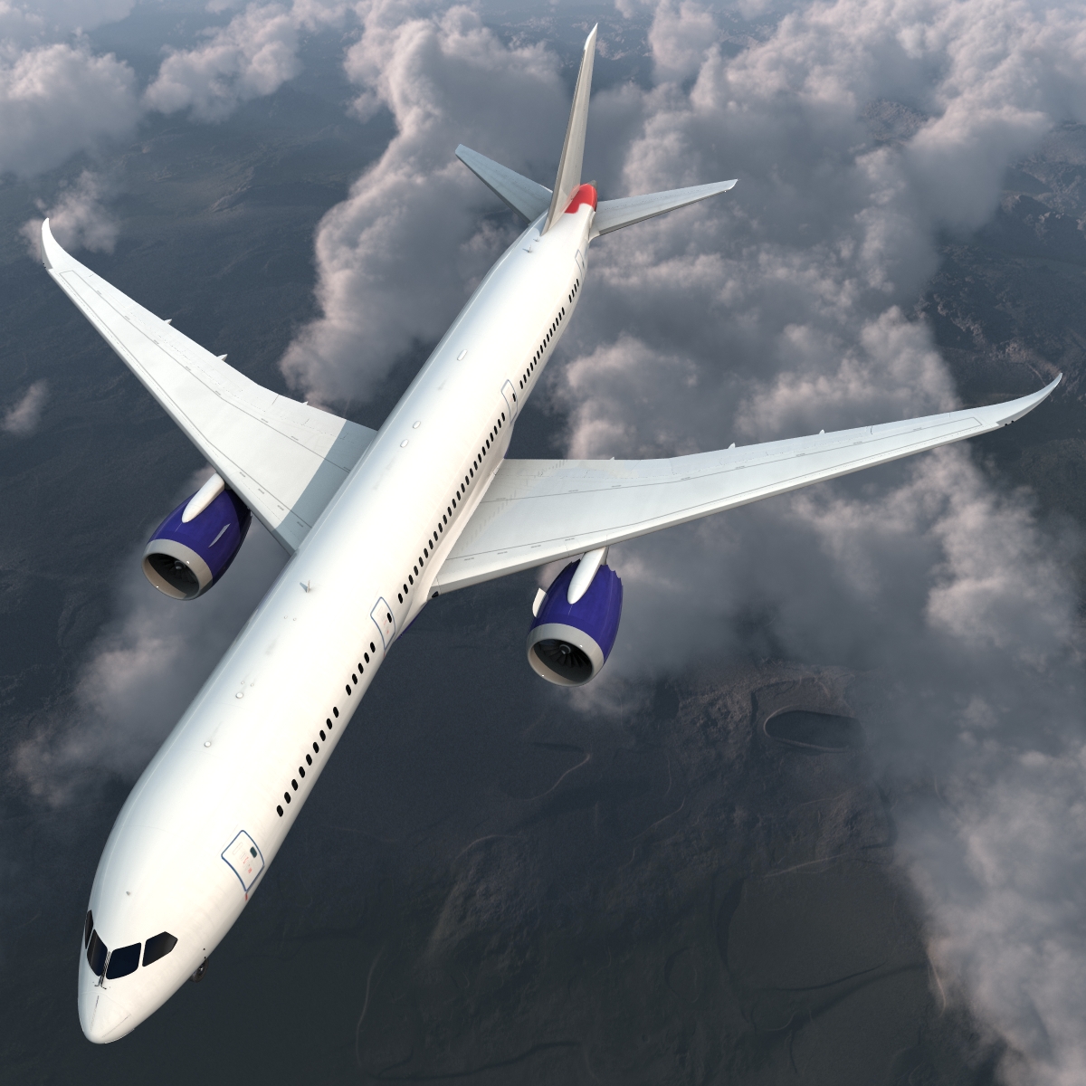 3D Boeing 787 9 Dreamliner Generic