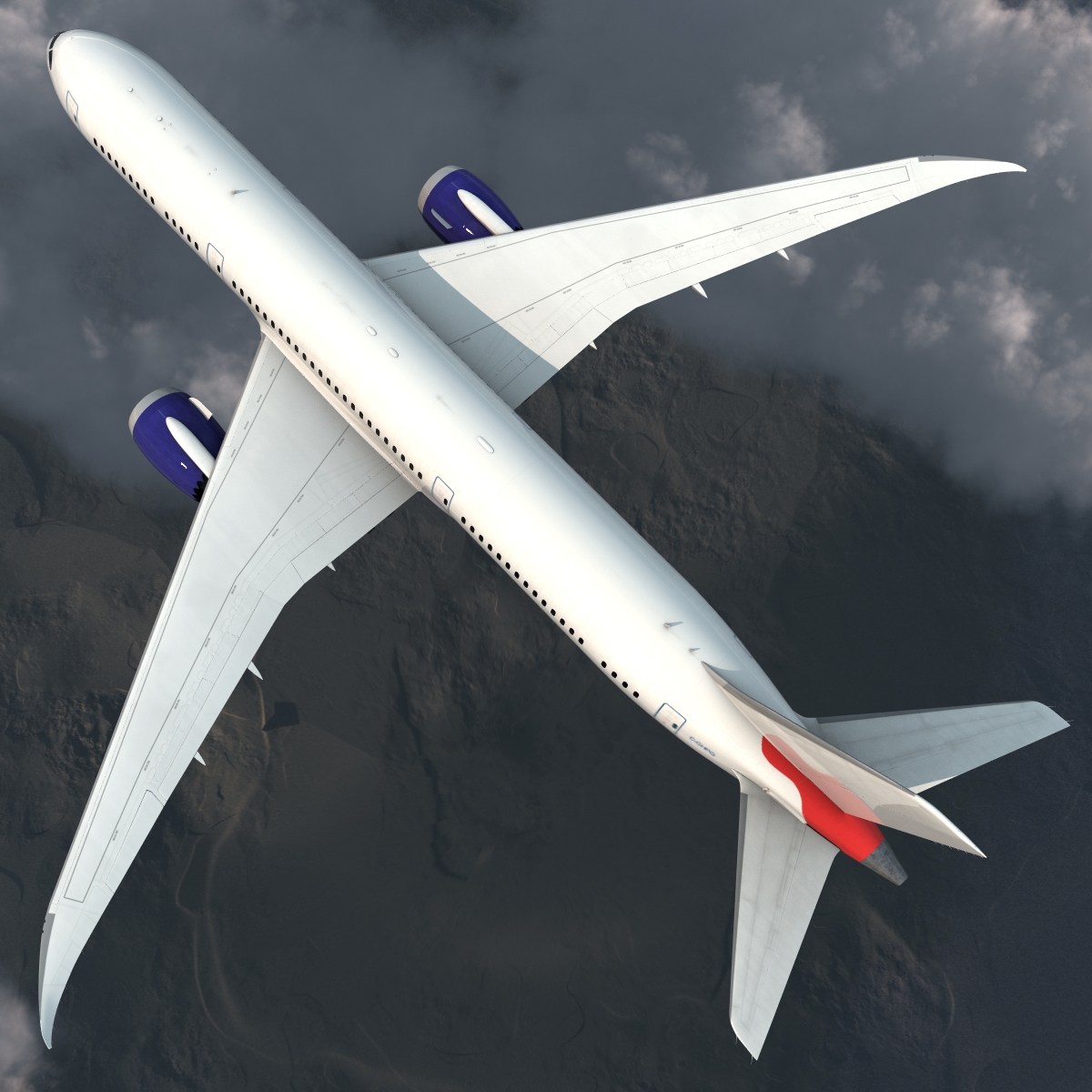 3D Boeing 787 9 Dreamliner Generic