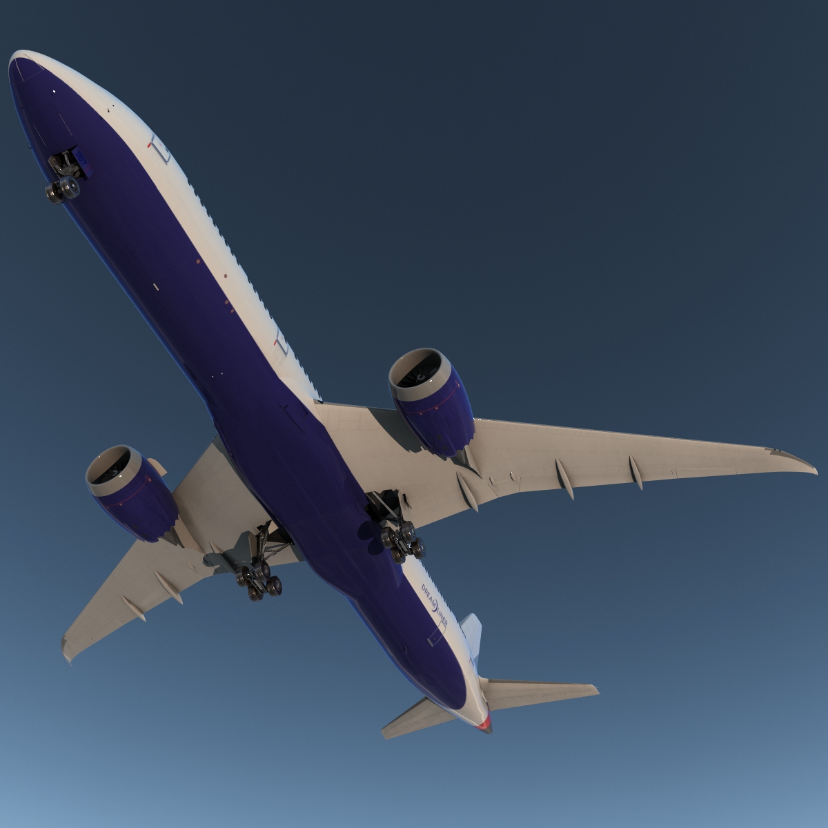 3D Boeing 787 9 Dreamliner Generic