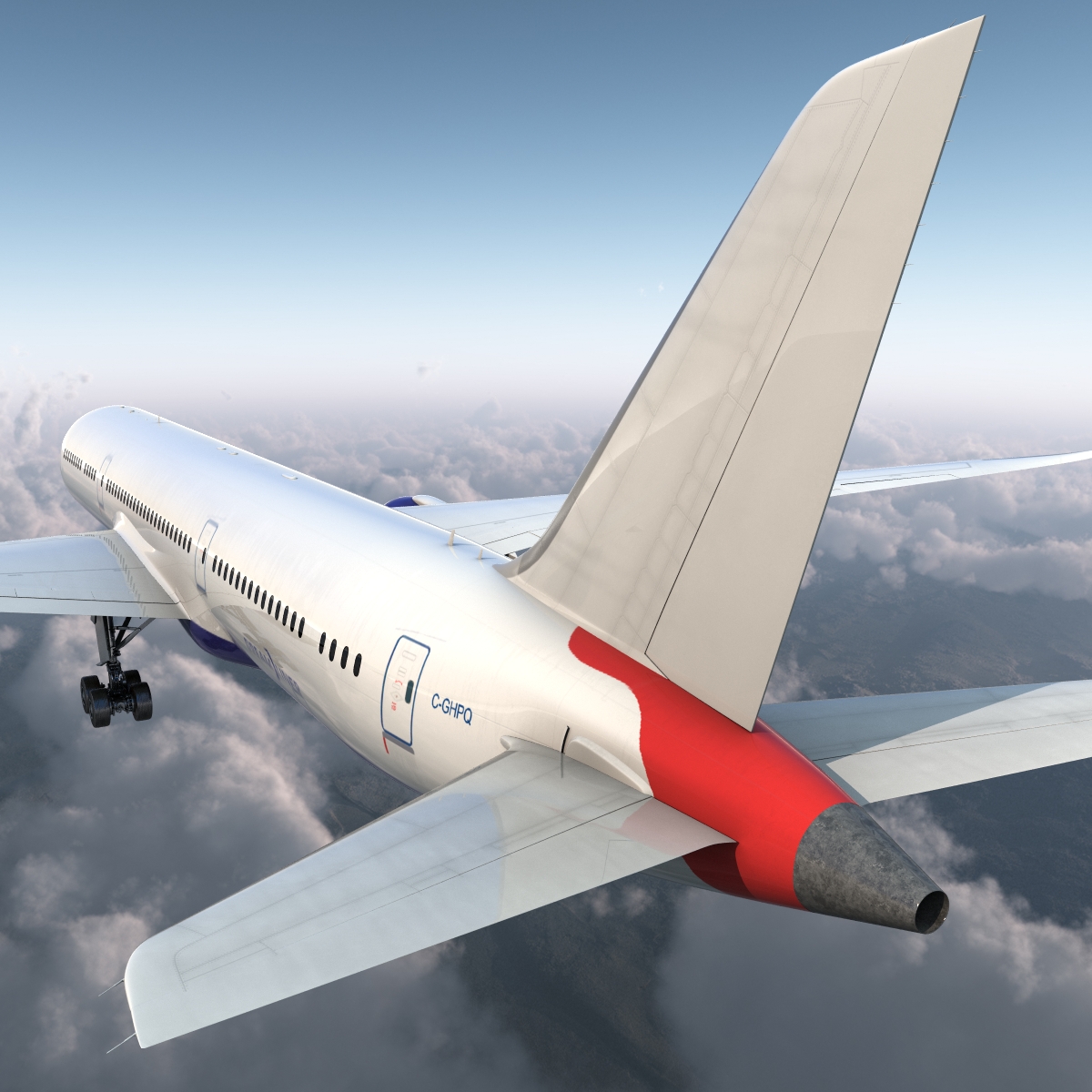 3D Boeing 787 9 Dreamliner Generic