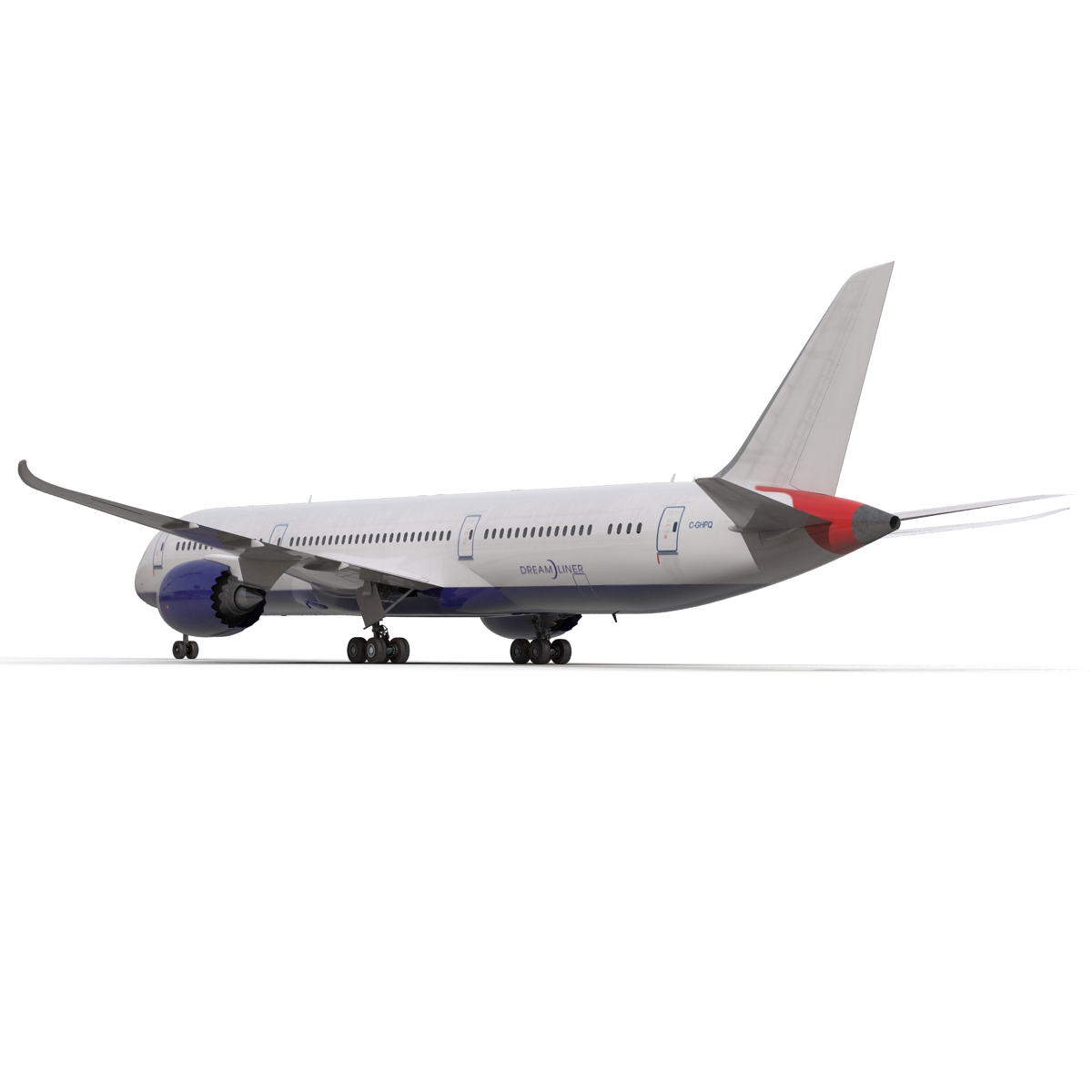 3D Boeing 787 9 Dreamliner Generic