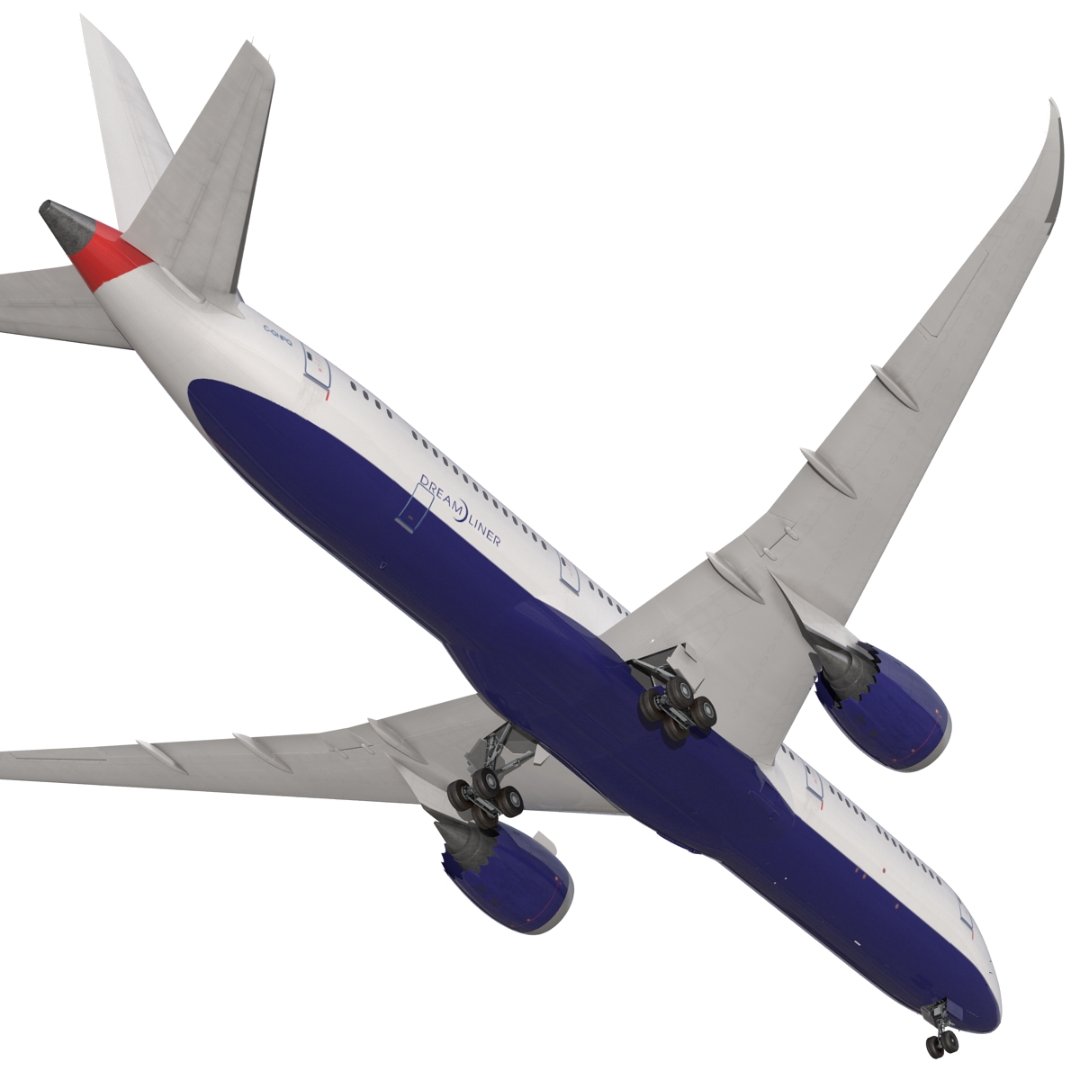 3D Boeing 787 9 Dreamliner Generic