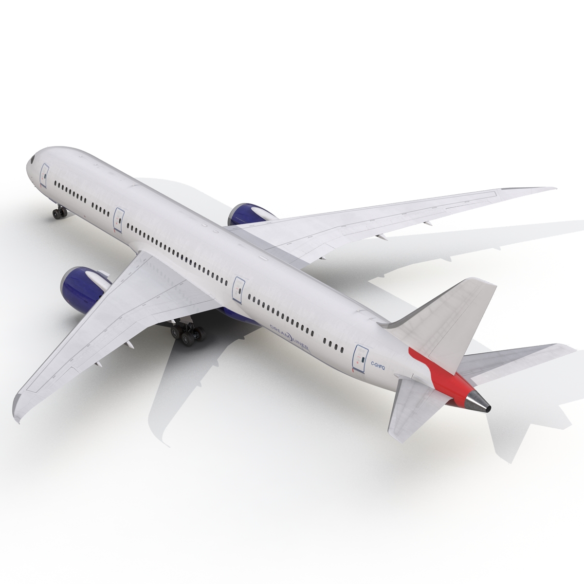 3D Boeing 787 9 Dreamliner Generic