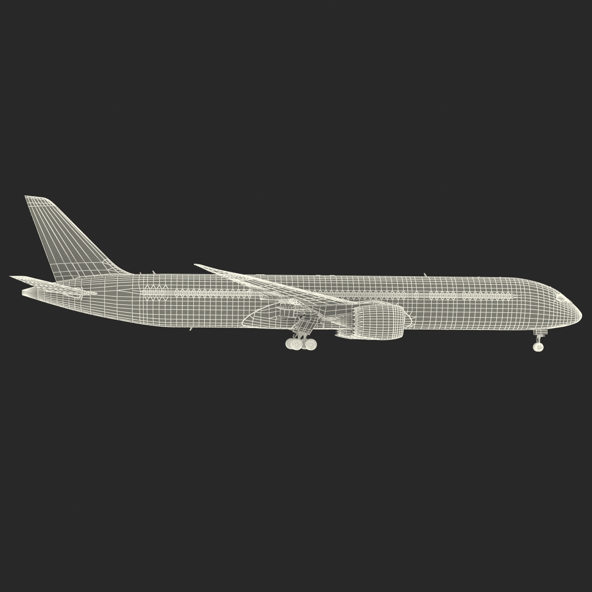 3D Boeing 787 9 Dreamliner Generic