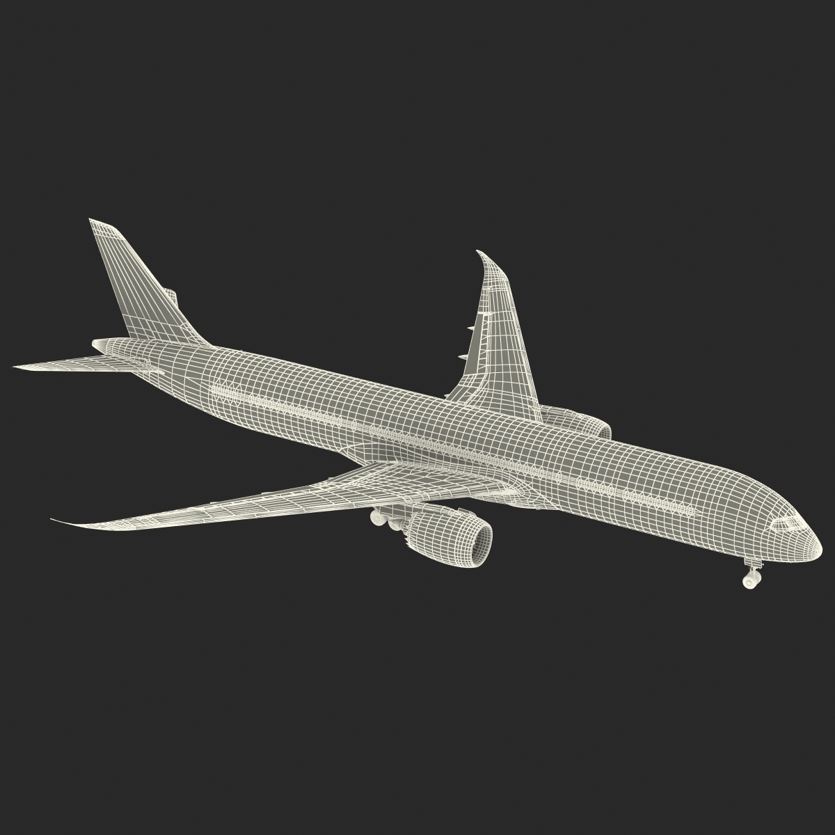 3D Boeing 787 9 Dreamliner Generic