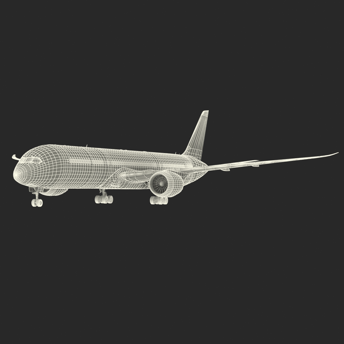 3D Boeing 787 9 Dreamliner Generic