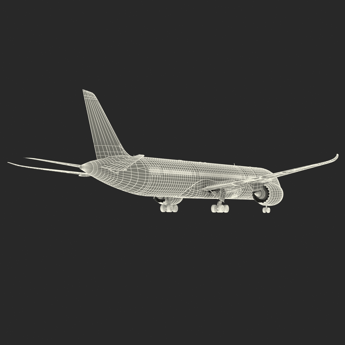 3D Boeing 787 9 Dreamliner Generic