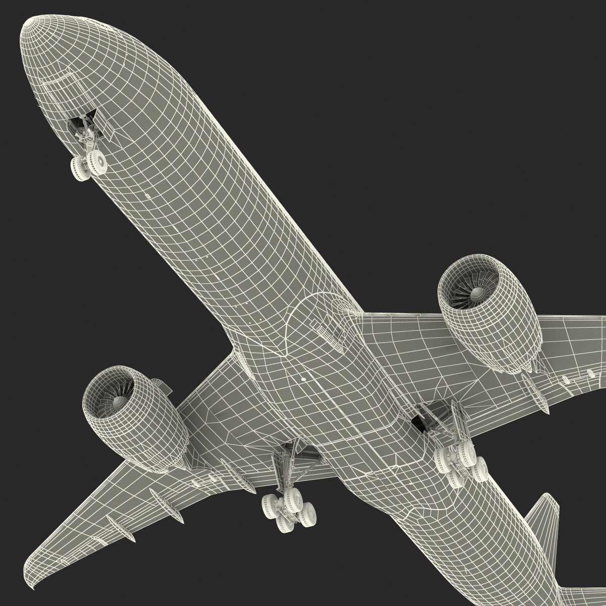 3D Boeing 787 9 Dreamliner Generic