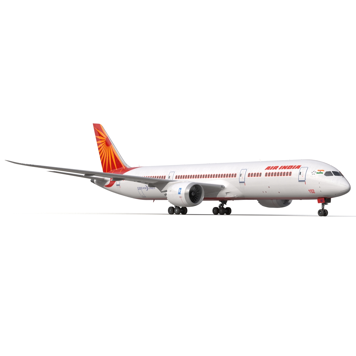 3D Boeing 787 9 Dreamliner Air India model