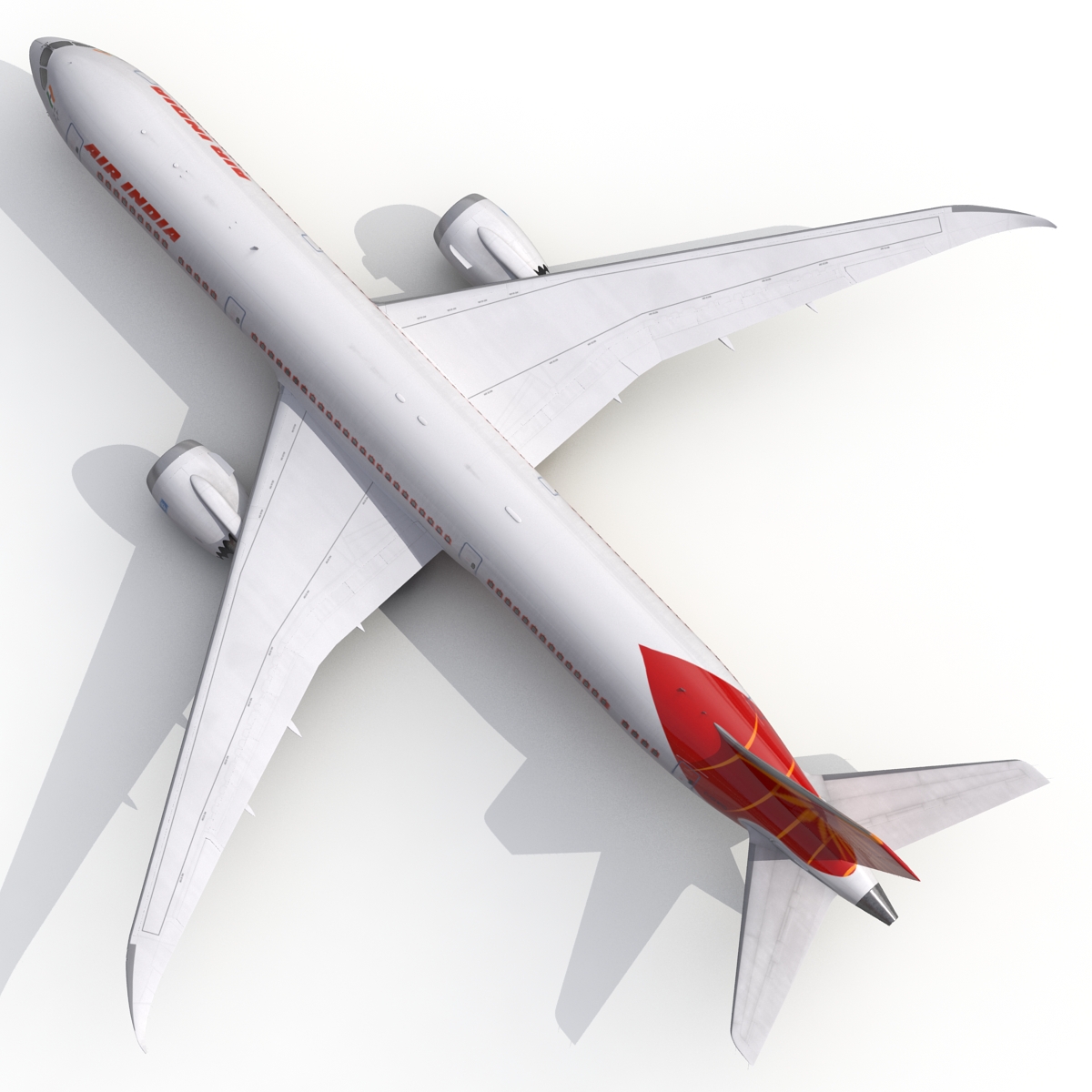 3D Boeing 787 9 Dreamliner Air India model