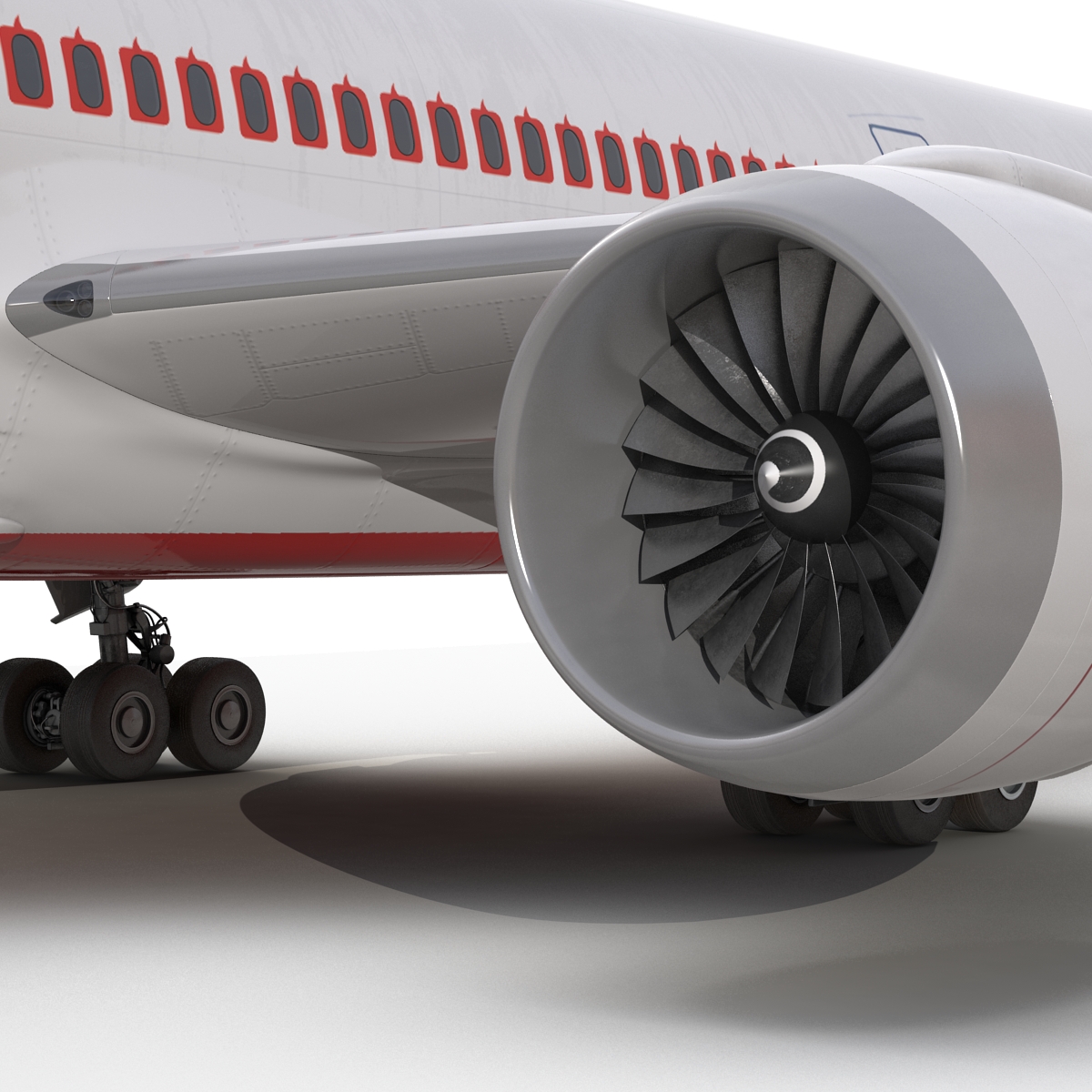 3D Boeing 787 9 Dreamliner Air India model