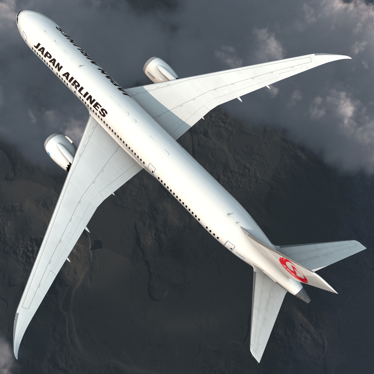 3D Boeing 787 9 Dreamliner Japan Airlines model