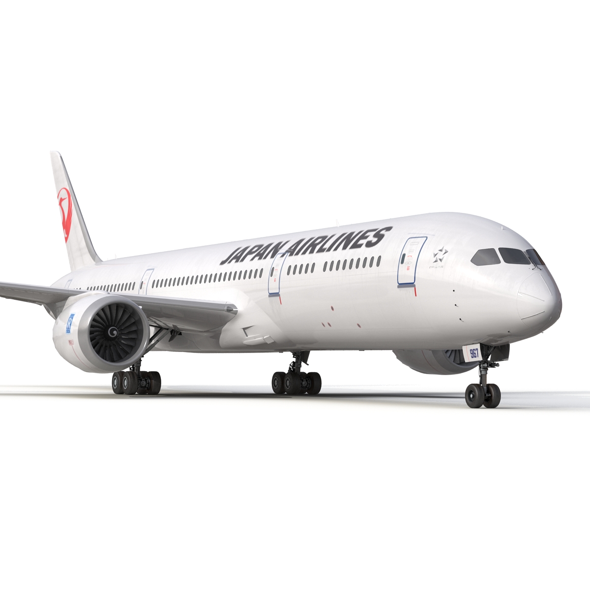 3D Boeing 787 9 Dreamliner Japan Airlines model