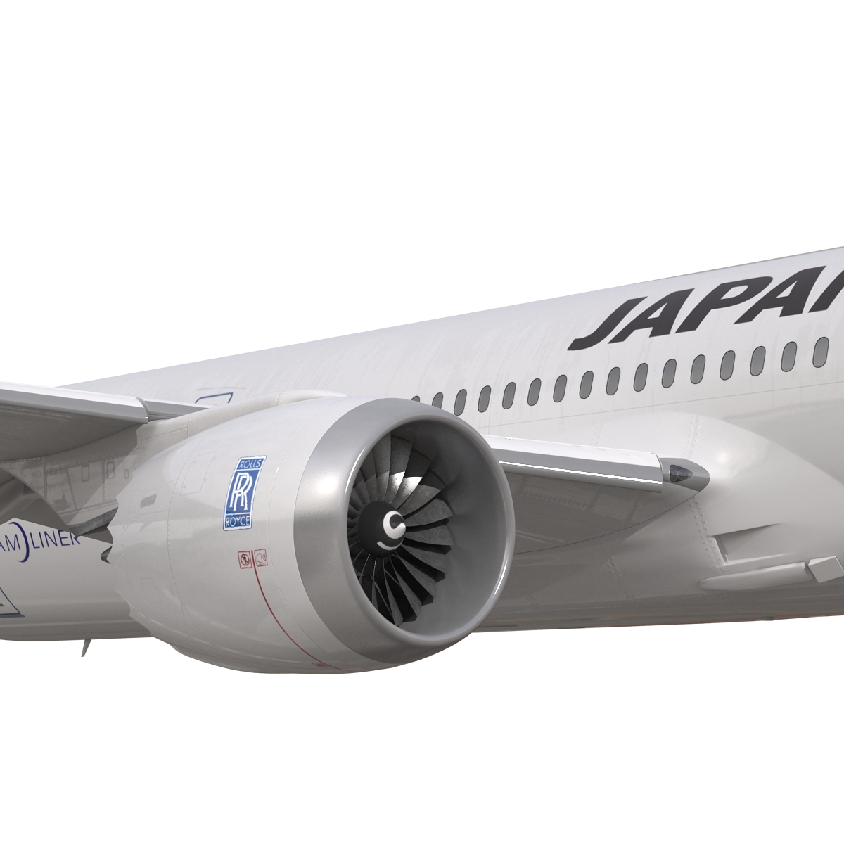 3D Boeing 787 9 Dreamliner Japan Airlines model