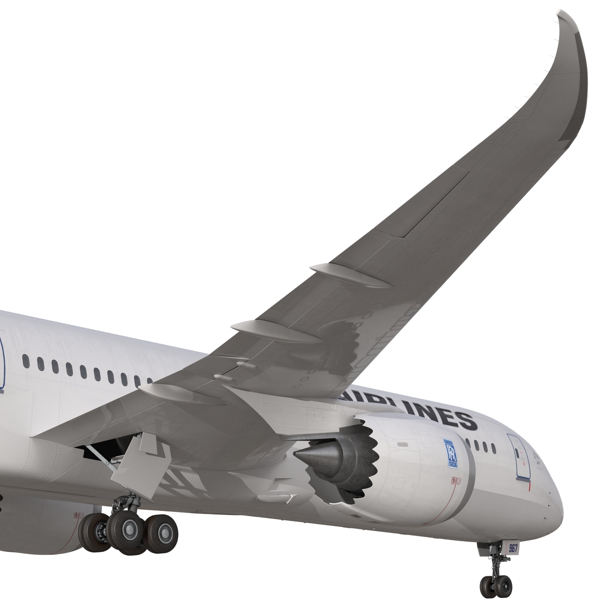 3D Boeing 787 9 Dreamliner Japan Airlines model