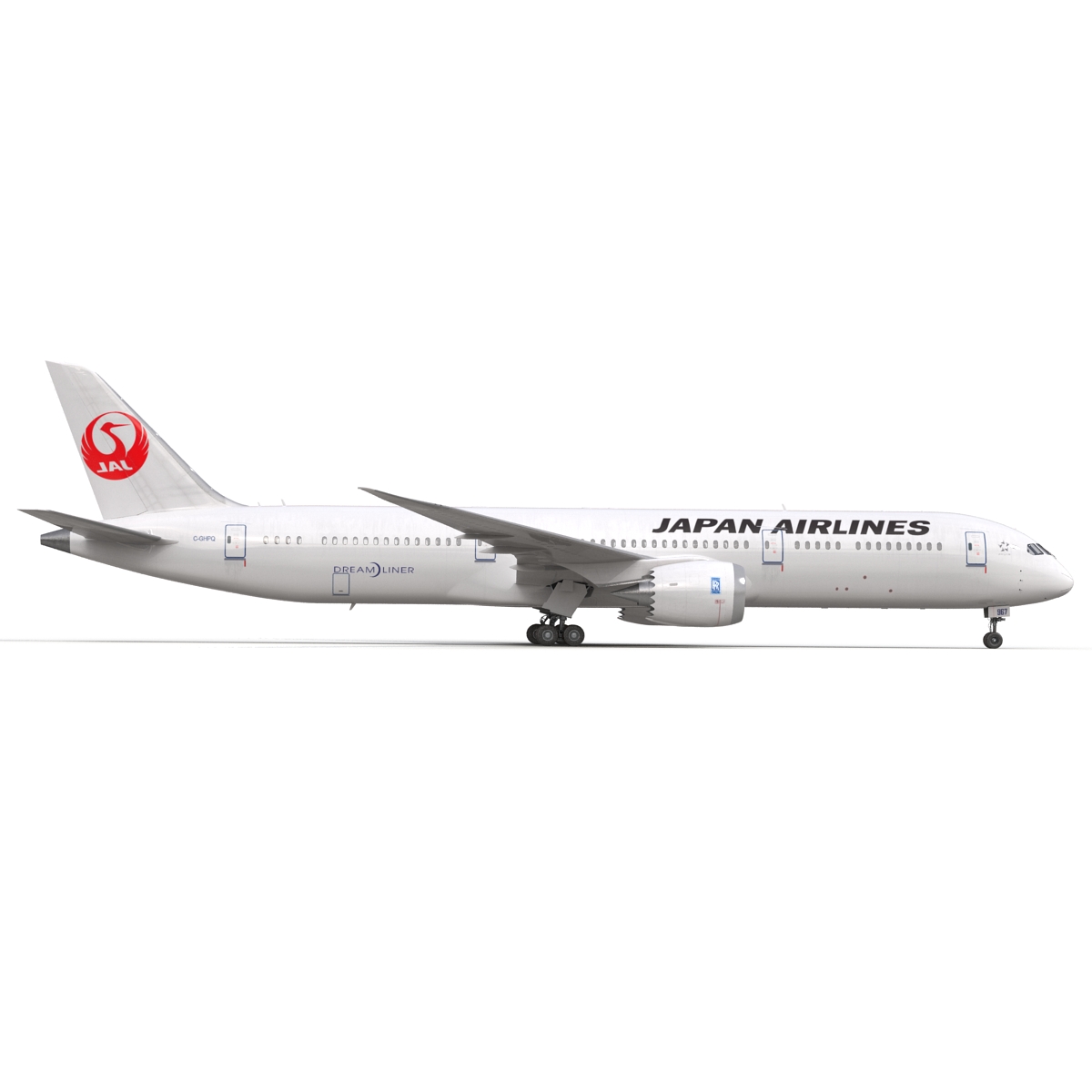 3D Boeing 787 9 Dreamliner Japan Airlines model