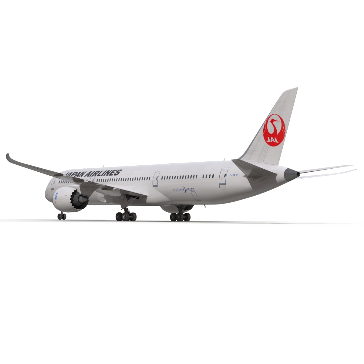 3D Boeing 787 9 Dreamliner Japan Airlines model