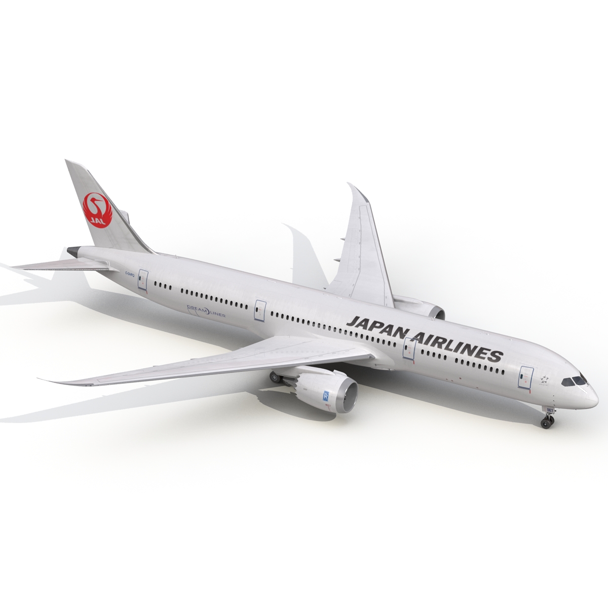 3D Boeing 787 9 Dreamliner Japan Airlines model