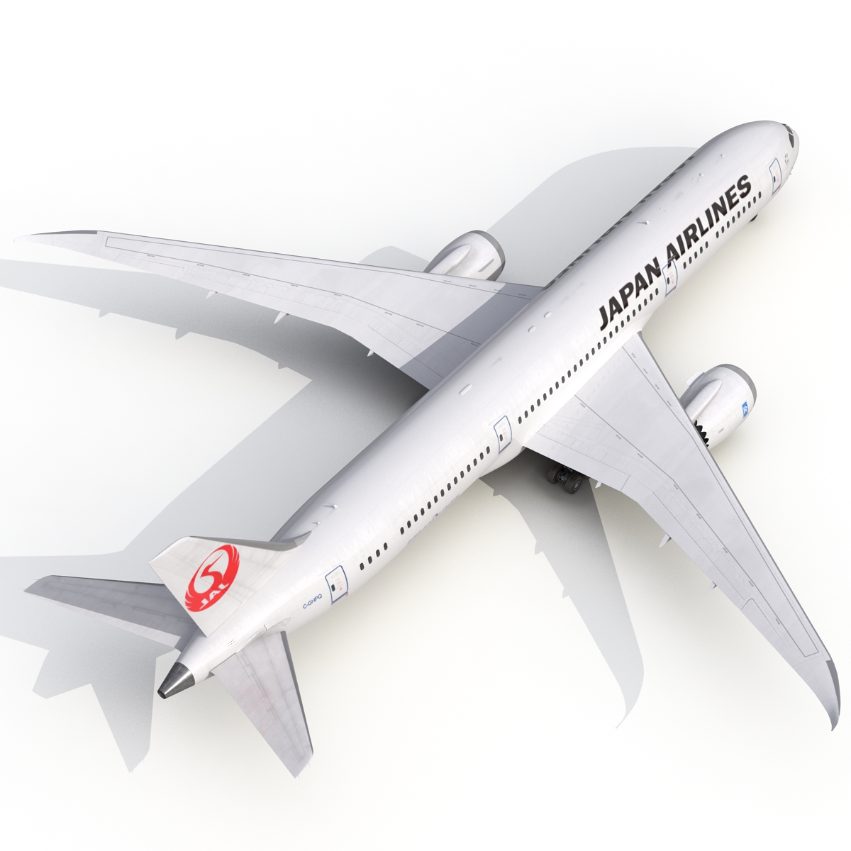 3D Boeing 787 9 Dreamliner Japan Airlines model