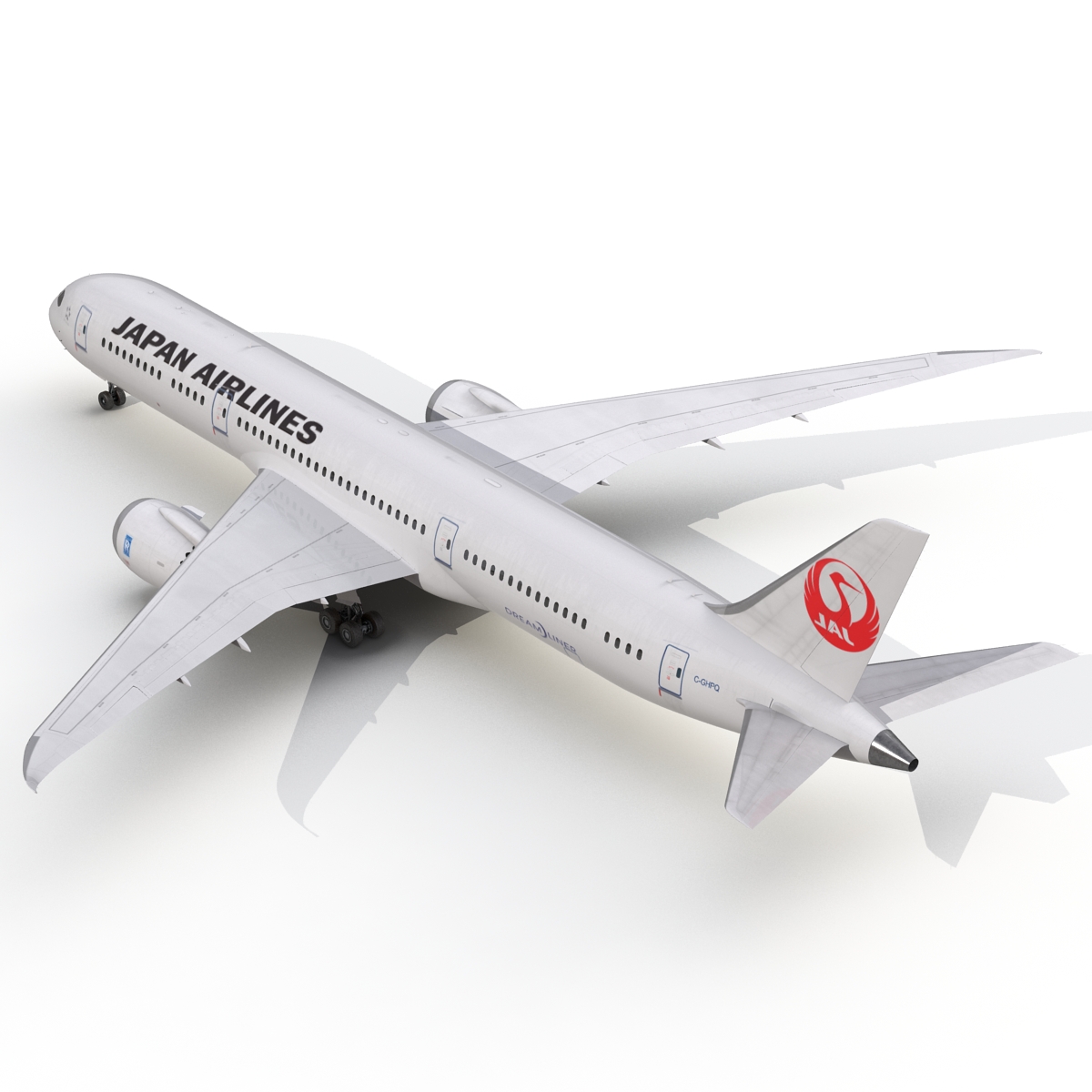 3D Boeing 787 9 Dreamliner Japan Airlines model