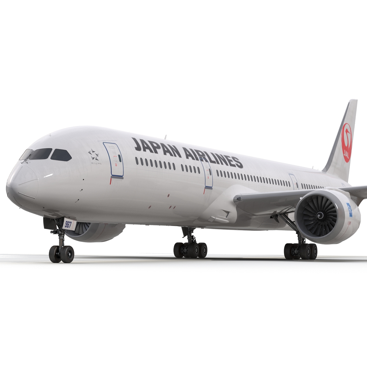 3D Boeing 787 9 Dreamliner Japan Airlines model