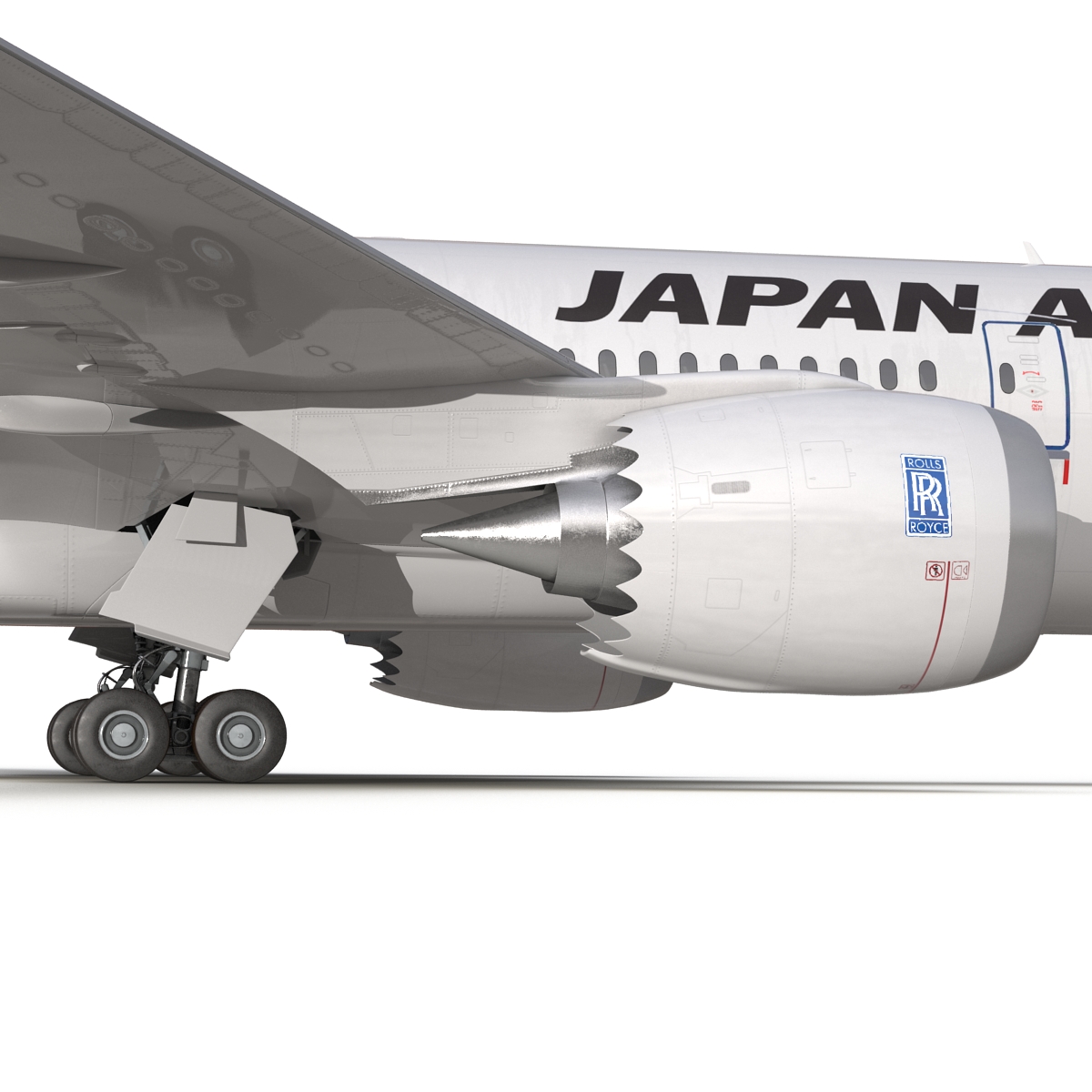 3D Boeing 787 9 Dreamliner Japan Airlines model