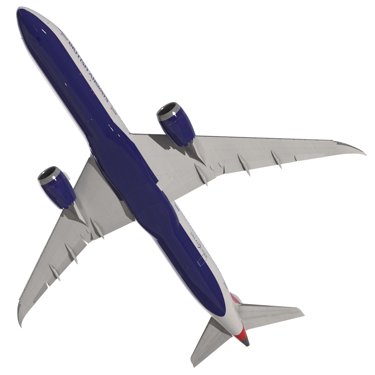 Boeing 787 9 Dreamliner British Airways 3D model